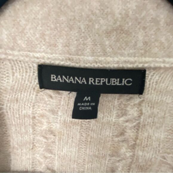 Banana Republic‎ Women’s Cardigan Duster Cable Knit Merino Wool Blend  Medium - Picture 3 of 12